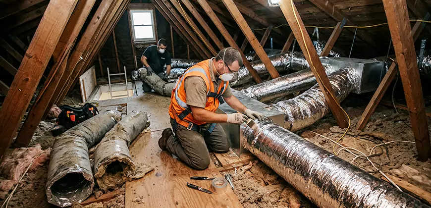 AC Duct Replacement in Euless