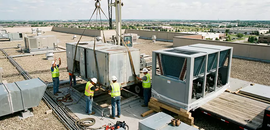 Warehouse and Industrial HVAC Replacement in Euless